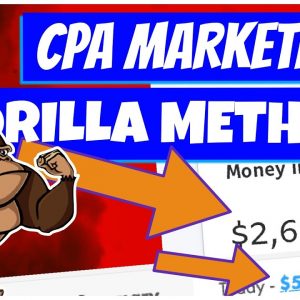 $25-500 in 24 hours with CPA Guerrilla Method For Beginners (CPA MARKETING FOR BEGINNERS 2021)