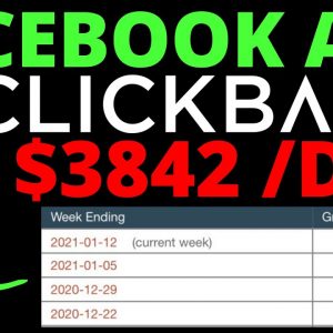 $3842 a Day Promoting ClickBank Product using Facebook Ads