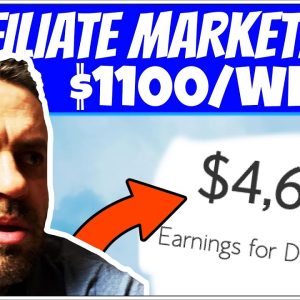MUST SEE Affiliate Marketing $1100/Week with UNDERGROUND TRAFFIC (JUST COPY MY STRATEGY)