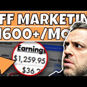 $1600/Mo - How To Make Money with Affiliate Marketing (NEW METHOD)